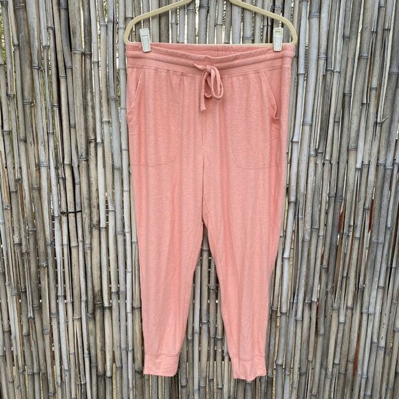 Women's Lounge BP. COMFY High Waist JOGGER Peach L - Picture 6 of 8